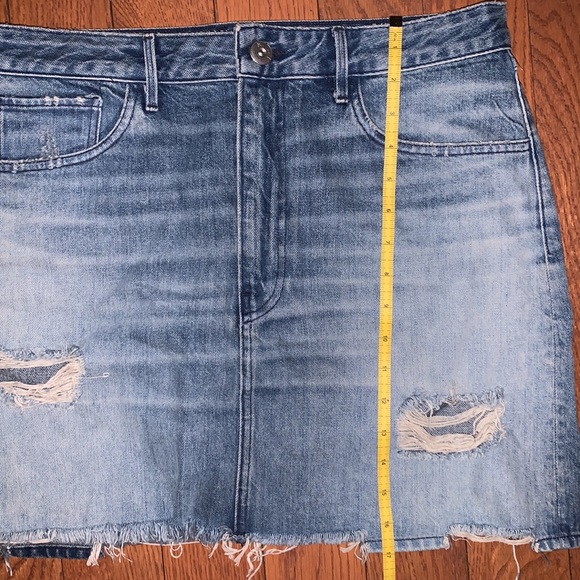 3x1 Made Here Celine denim vintage mini skirt sz30 - Picture 8 of 11